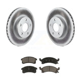 Front Coat Brake Rotor Ceramic Pad Kit For Chevrolet Cavalier Pontiac Sunfire Am