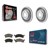 Front Coat Brake Rotor Ceramic Pad Kit For Chevrolet Cavalier Pontiac Sunfire Am