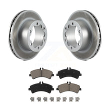 Load image into Gallery viewer, Rear Coat Disc Brake Rotor Ceramic Pad Kit For Sprinter 3500 Mercedes-Benz Dodge