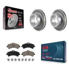 Charger l'image dans la galerie, Rear Coat Disc Brake Rotor Ceramic Pad Kit For Sprinter 3500 Mercedes-Benz Dodge
