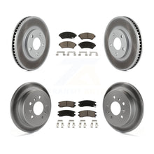 Load image into Gallery viewer, Front Rear Coated Brake Rotor &amp; Ceramic Pad Kit For Chevrolet Impala Monte Carlo