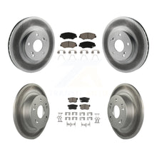Load image into Gallery viewer, Front Rear Coat Brake Rotor Ceramic Pad Kit For 05 Honda Accord Hybrid with 3.0L