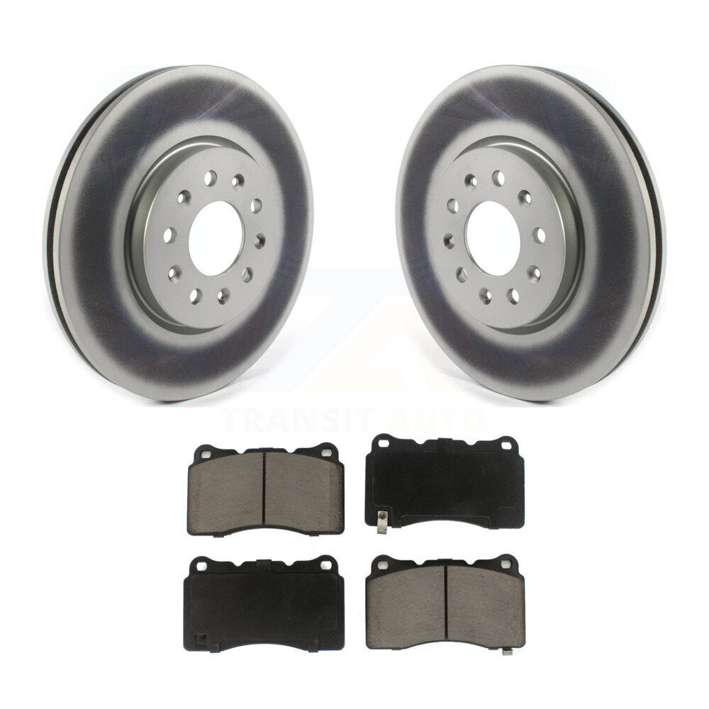 Front Coat Disc Brake Rotors Ceramic Pad Kit For 2020 Buick Regal Sportback 3.6L