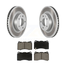 Load image into Gallery viewer, Front Coated Disc Brake Rotors And Ceramic Pads Kit For 2019 Cadillac ATS Base