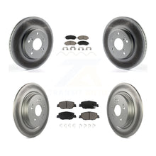 Load image into Gallery viewer, Front Rear Coated Disc Brake Rotors And Ceramic Pads Kit For Honda CR-V