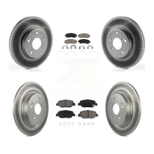 Charger l'image dans la galerie, Front Rear Coated Disc Brake Rotors And Ceramic Pads Kit For Honda CR-V