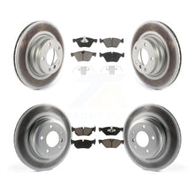 Charger l&#39;image dans la galerie, [Front+Rear] 2012 BMW X1 xDrive28i Premium Coated Rotors &amp; Ceramic Pads Brake Kit For Max Braking