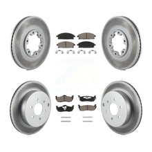 Load image into Gallery viewer, Front Rear Coated Brake Rotor Ceramic Pad Kit For Nissan Pathfinder From 08 2004