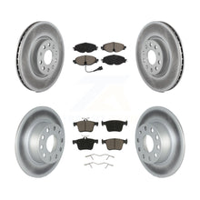 Load image into Gallery viewer, [Front+Rear] 2022-2023 Volkswagen Taos FWD Premium Coated Rotors &amp; Ceramic Pads Brake Kit For Max Braking