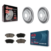 Load image into Gallery viewer, Rear Coated Disc Brake Rotor Ceramic Pad Kit For Nissan Rogue Sport LEAF Qashqai