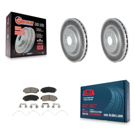 [Front] 2019-2023 Acura RDX Premium Coated Rotors & Ceramic Pads Brake Kit For Max Braking