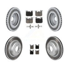 Charger l'image dans la galerie, Front Rear Coated Brake Rotor Ceramic Pad Kit For BMW 335i xDrive 330i 435i 340i