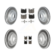 Charger l'image dans la galerie, Front Rear Coated Brake Rotor Ceramic Pad Kit For BMW 335i xDrive 330i 435i 340i