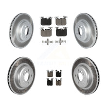 Charger l'image dans la galerie, Front Rear Coated Brake Rotor Ceramic Pad Kit For BMW 335i xDrive 330i 435i 340i