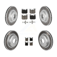 Charger l'image dans la galerie, Kit de plaquettes de frein en céramique pour Rotor de frein avant et arrière, pour BMW 330i 328i 428i xDrive Gran 