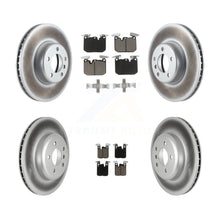 Charger l'image dans la galerie, Kit de plaquettes de frein en céramique pour Rotor de frein avant et arrière, pour BMW 330i 328i 428i xDrive Gran 