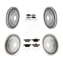 Charger l&#39;image dans la galerie, Kit de disques de frein à disque à revêtement avant et arrière et plaquettes en céramique pour Acura RDX 2019 – 2022 