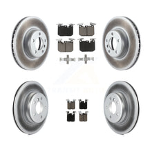 Charger l'image dans la galerie, Front Rear Coated Disc Brake Rotors And Ceramic Pads Kit For BMW 428i