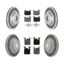 Charger l'image dans la galerie, Front Rear Coated Disc Brake Rotor And Ceramic Pad Kit For BMW 230i xDrive M240i