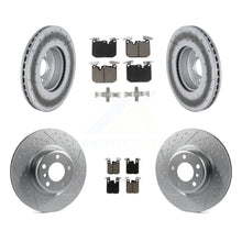 Charger l'image dans la galerie, Front Rear Coated Disc Brake Rotor And Ceramic Pad Kit For BMW 230i xDrive M240i
