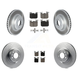 Front Rear Coated Disc Brake Rotor And Ceramic Pad Kit For BMW 230i xDrive M240i