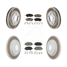 Charger l'image dans la galerie, Front Rear Coat Brake Rotors Ceramic Pad Kit For 05 Pontiac Montana SV6 with FWD