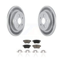 Load image into Gallery viewer, Rear Coated Disc Brake Rotors And Ceramic Pads Kit For 2019 Toyota Corolla 2.0L