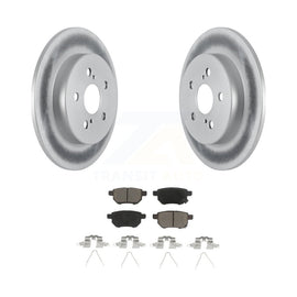 [Rear] 2019 Toyota Corolla 2.0L Premium Coated Rotors & Ceramic Pads Brake Kit For Max Braking