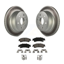 Load image into Gallery viewer, Rear Coated Disc Brake Rotors And Ceramic Pads Kit For GMC Sierra 1500 Classic