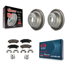Load image into Gallery viewer, Rear Coated Disc Brake Rotors And Ceramic Pads Kit For GMC Sierra 1500 Classic
