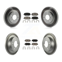 Charger l'image dans la galerie, [Front+Rear] 2018 Kia Forte SX Premium Coated Rotors &amp; Ceramic Pads Brake Kit For Max Braking