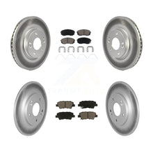 Charger l&#39;image dans la galerie, [Front+Rear] 2022 Hyundai Kona AWD Premium Coated Rotors &amp; Ceramic Pads Brake Kit For Max Braking