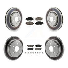 Charger l'image dans la galerie, Front Rear Coated Disc Brake Rotors And Ceramic Pads Kit For Toyota C-HR