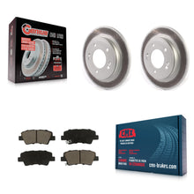 Load image into Gallery viewer, Rear Coated Disc Brake Rotors And Ceramic Pad Kit For Kia Forte Hyundai Veloster