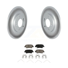 Charger l&#39;image dans la galerie, Rear Coated Disc Brake Rotors And Ceramic Pads Kit For 2019 Kia Niro EV