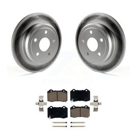 [Rear] 2012 Jeep Grand Cherokee 6.4L Premium Coated Rotors & Ceramic Pads Brake Kit For Max Braking