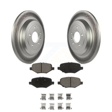 Charger l&#39;image dans la galerie, Rear Coated Brake Rotor Ceramic Pad Kit For Ford Explorer With Heavy Duty Brakes