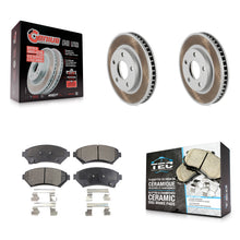 Charger l'image dans la galerie, Front Coated Brake Rotor Ceramic Pad Kit For Buick LeSabre Century Pontiac Grand