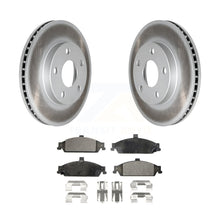 Charger l&#39;image dans la galerie, Front Coated Brake Rotor &amp; Ceramic Pad Kit For Chevrolet Pontiac Grand Am Malibu