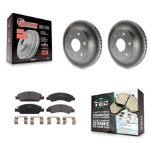 Load image into Gallery viewer, Front Coat Brake Rotor Ceramic Pad Kit For 2007 GMC Sierra 1500 Disc rear brakes