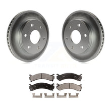 Charger l&#39;image dans la galerie, Front Coated Brake Rotor &amp; Ceramic Pad Kit For Chevrolet Express 2500 GMC Savana