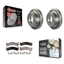 Load image into Gallery viewer, Front Coat Brake Rotors Ceramic Pad Kit For Chevrolet Silverado 2500 HD GMC 3500