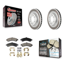 Charger l'image dans la galerie, Front Coat Brake Rotor Ceramic Pad Kit For Chevrolet Trailblazer GMC Envoy Buick