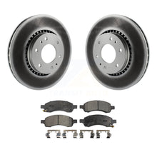 Charger l&#39;image dans la galerie, Front Coated Brake Rotor Ceramic Pad Kit For Chevrolet Trailblazer GMC Envoy EXT