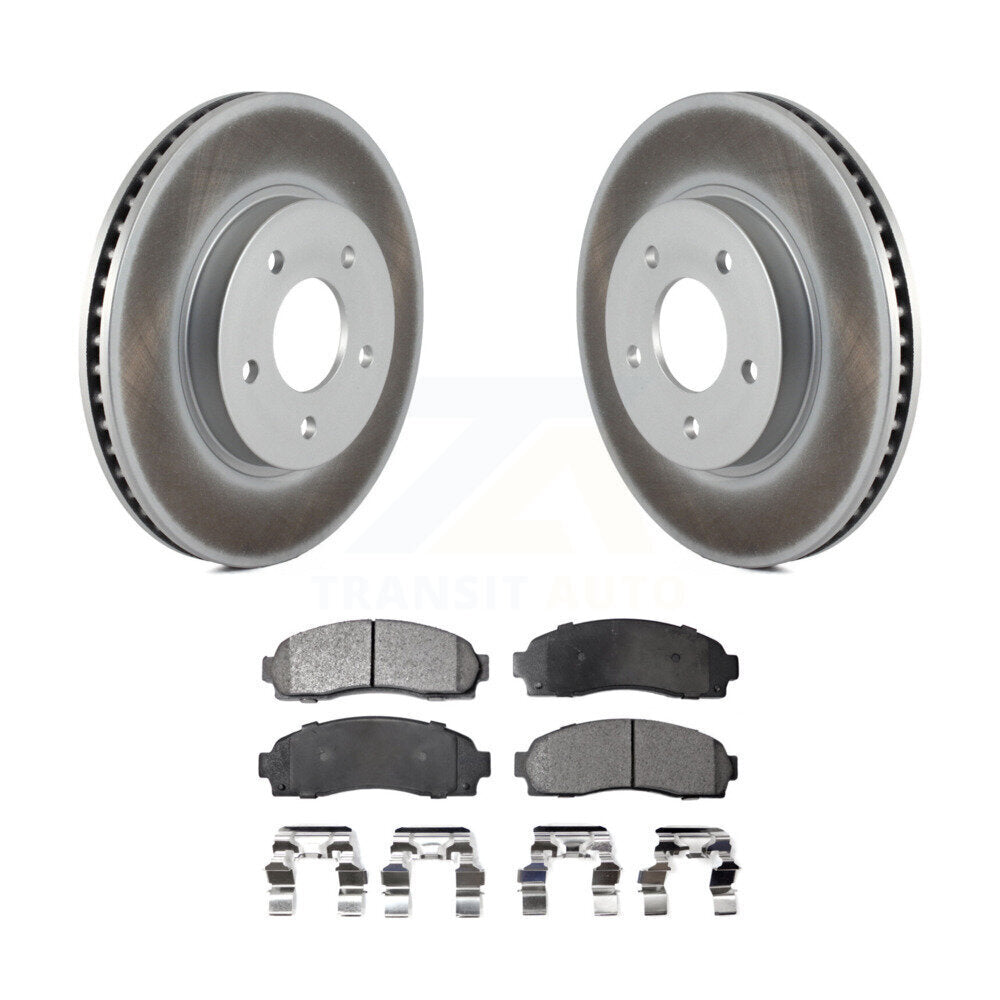 Front Coat Brake Rotors Ceramic Pad Kit For Saturn Vue Chevrolet Equinox Pontiac