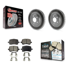 Charger l'image dans la galerie, Front Coat Brake Rotor Ceramic Pad Kit For Chevrolet Cobalt Malibu Saturn Ion G6