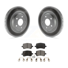 Charger l&#39;image dans la galerie, Front Coat Brake Rotor Ceramic Pad Kit For Chevrolet Malibu Pontiac G6 Cobalt G5