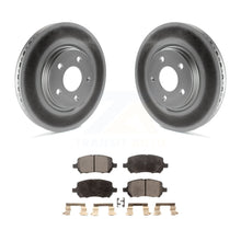 Charger l&#39;image dans la galerie, Front Coat Brake Rotor Ceramic Pad Kit For 2010 Pontiac G5 With Rear Disc Brakes