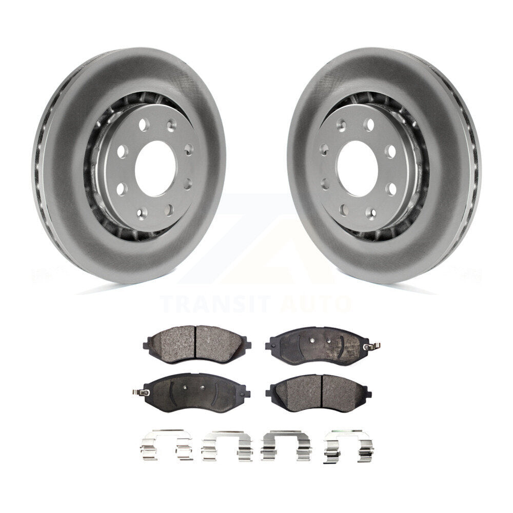 Front Coat Brake Rotor Ceramic Pad Kit For Chevrolet Aveo Spark Aveo5 EV Pontiac