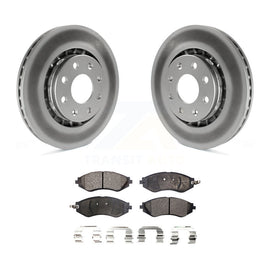 Front Coat Brake Rotor Ceramic Pad Kit For Chevrolet Aveo Spark Aveo5 EV Pontiac